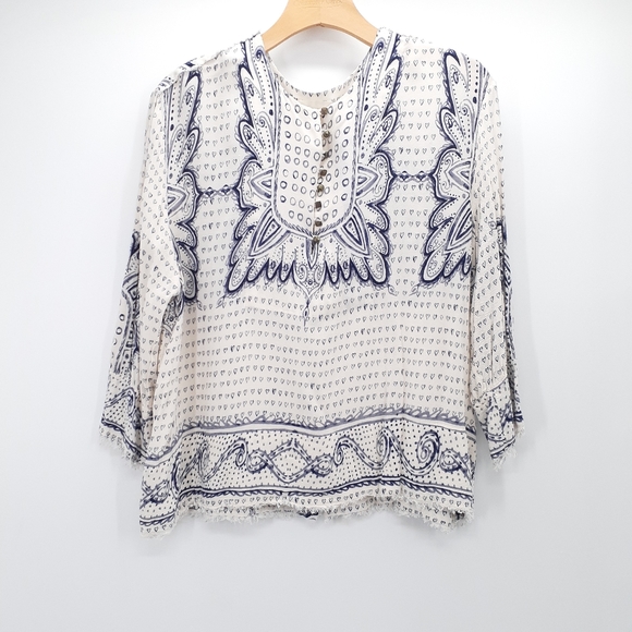 ANTRHOLOGIE MAEVE Morgan Heart Fringe Top  NWOT - Picture 11 of 11